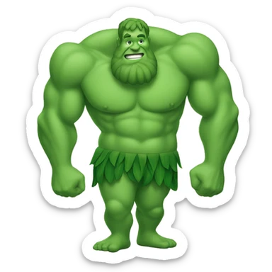 The Jolly Green giant sticker