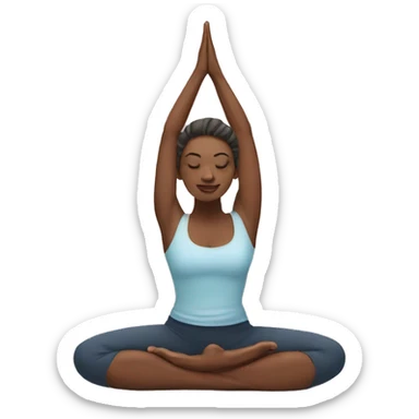 yoga  sticker