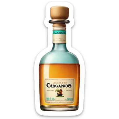 Casamigos tequila bottle sticker