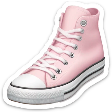 Pastel pink converse sticker