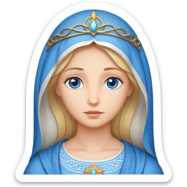 Image of the Mother of God sticker