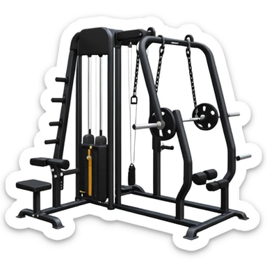 cable crossover machine sticker