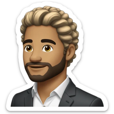 GUSTAVO-REYNOSO-STRAIGHTHAIR-LIGHTSKINCOLOR-DARKEYES sticker