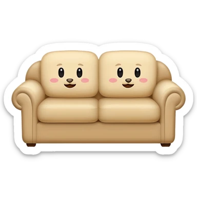 comfy couch sticker