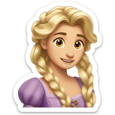 Disney tangled sticker
