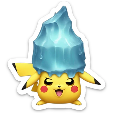 pikachu weep sticker