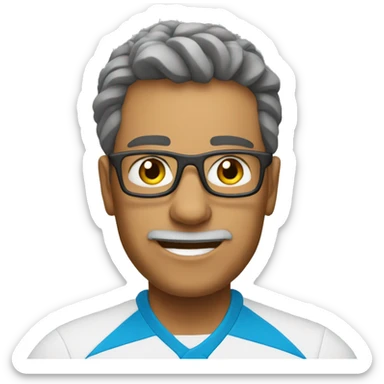 tennis coach sticker