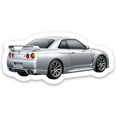 Nissan skyline fast and furious sticker