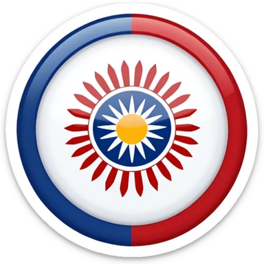 Cherokee flag 
 sticker