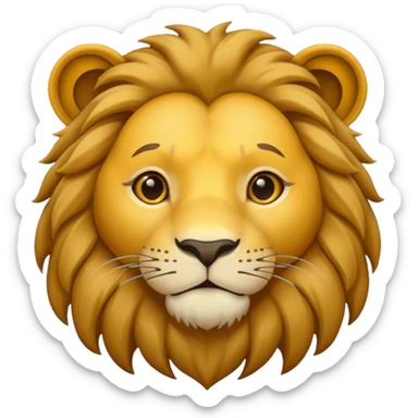 student lion sticker