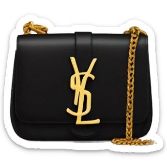 Little black ysl bag sticker
