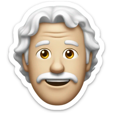 Rick with curved lettering above a large capital R sticker