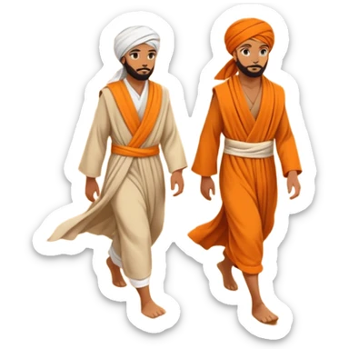 Desert Nomad Travelers sticker