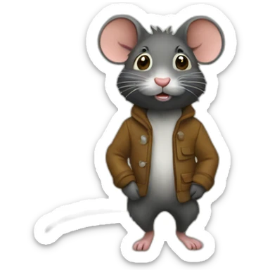 Raton laveur sticker