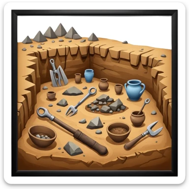 Midwestern United States Archaeology sticker