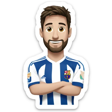 Velez con messi sticker