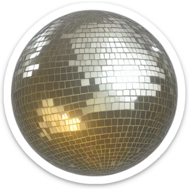 mirrorball sticker