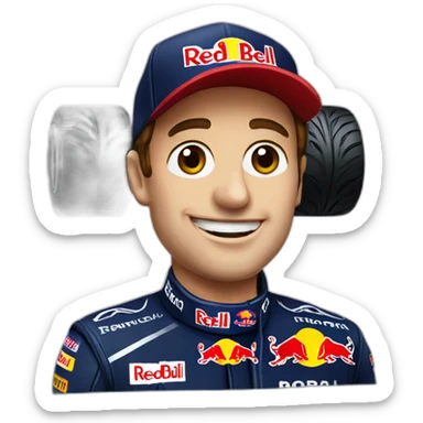 Redbull F1 Car sticker