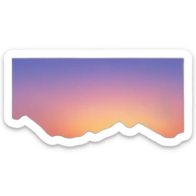 Sunset-lake-mountains sticker