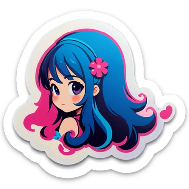 Girly sticker