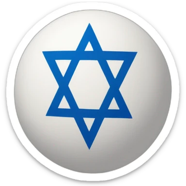 Israel with a heart sticker