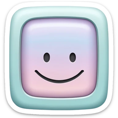 a square, no curved borders in which is good written in it also fill the background with pastel blue color sticker