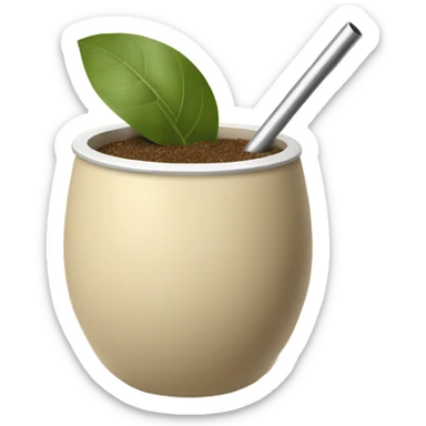 Yerba mate beige🧉 sticker