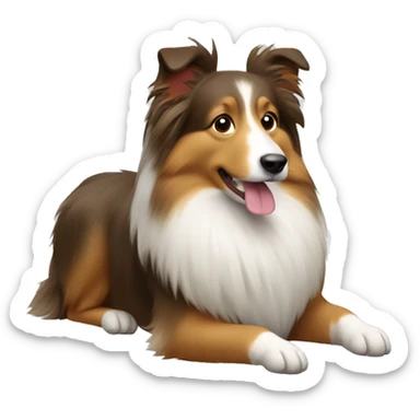 Shetland sheepdog sticker