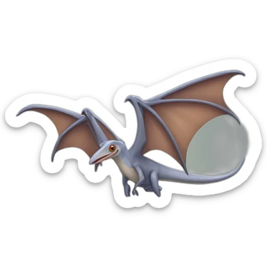 Pterodactyl emoji for iphone sticker