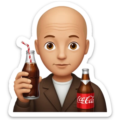 fenix but bald and with a cola sticker