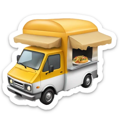 Toyota 2027 flying taco’s mini food truck  sticker
