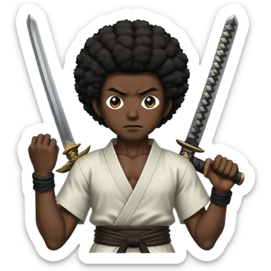 Afro Samurai sticker