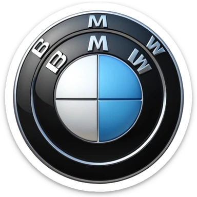 Bmw logo sticker