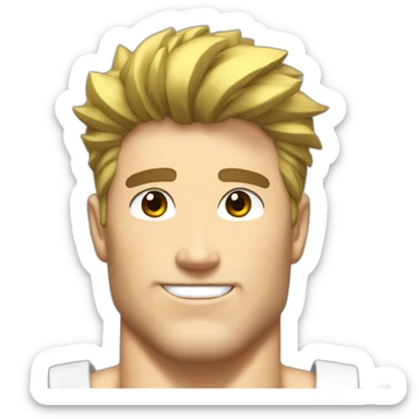 Billy Herrington is anime sticker