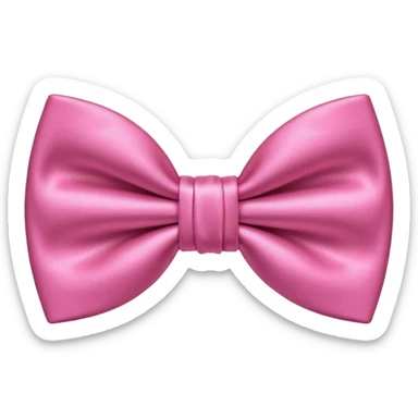 bow tie pink sticker