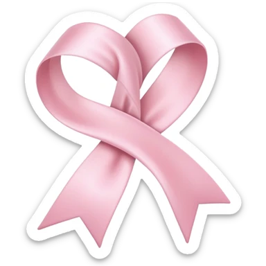 Un lazo rosado pastel sticker