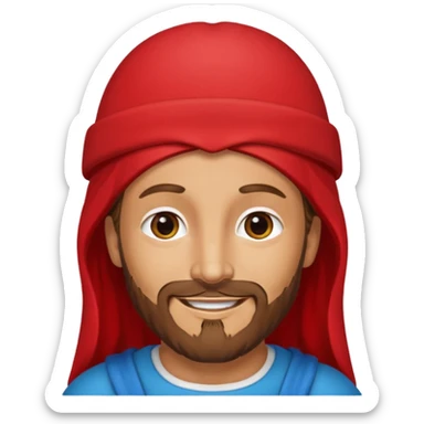 Jesus in a maga hat sticker