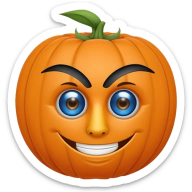 Zorro animado sosteniendo una llanta sticker