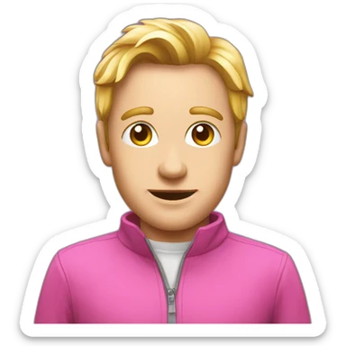 pink ethereum cryptocurrency sticker