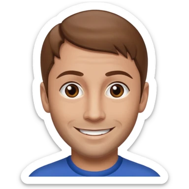 Terry Coldwell of east 17 with brown hair sticker