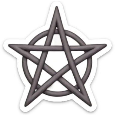 Pentacle sticker