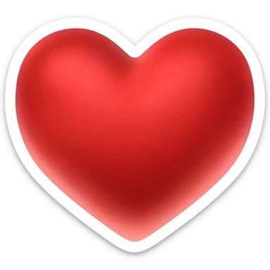 Love heart  sticker