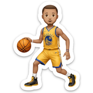 Stephen curry entrain de shooter sticker