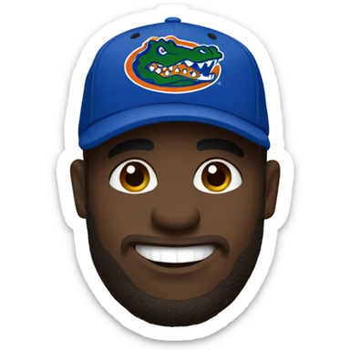 Florida Gators fan sticker