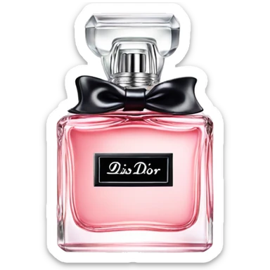 Miss dior perfume sticker