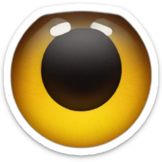 Convincing eyes emoji sticker