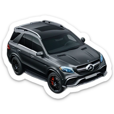 Mercedes Gle 63s barabus black sticker