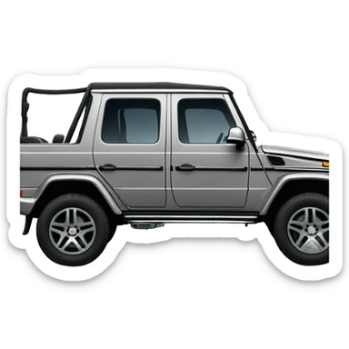 Black g wagon  sticker