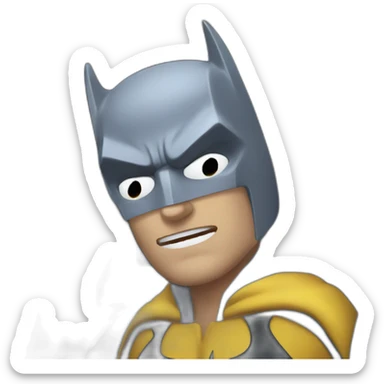 Batman sleep in car  sticker