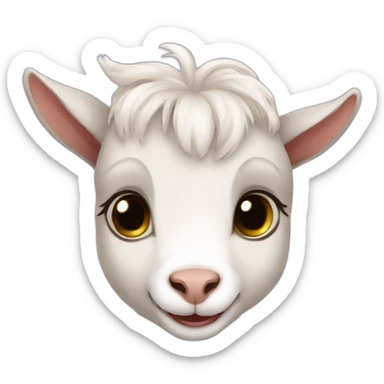Baby goat cute sticker